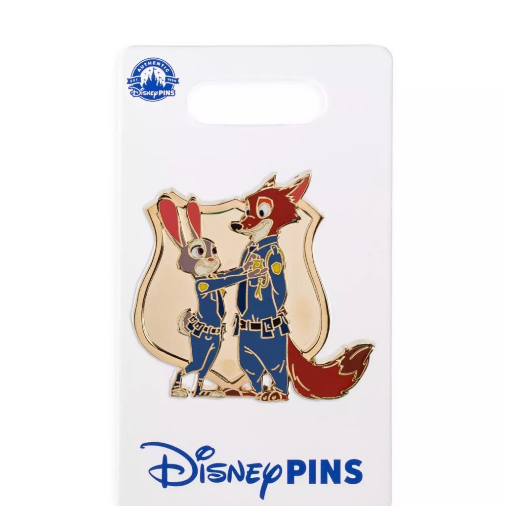 Judy Hopps and Nick Wilde Badge Pin – Zootopia