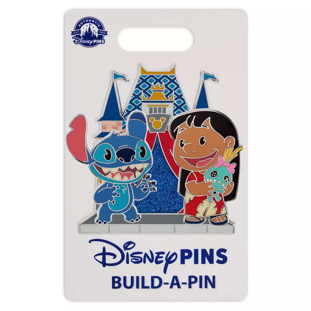 Lilo & Stitch Build-a-Pin Starter Set with Castle Stage Base Pin