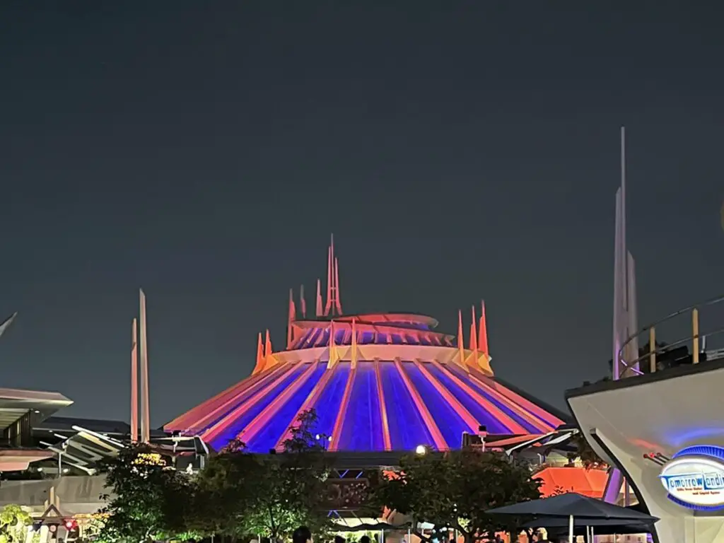 Space Mountain at Disneyland