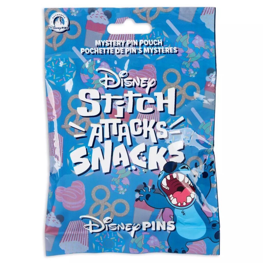 Stitch Attacks Snacks Mystery Pin Pouch – 5-Pc. - Pouch