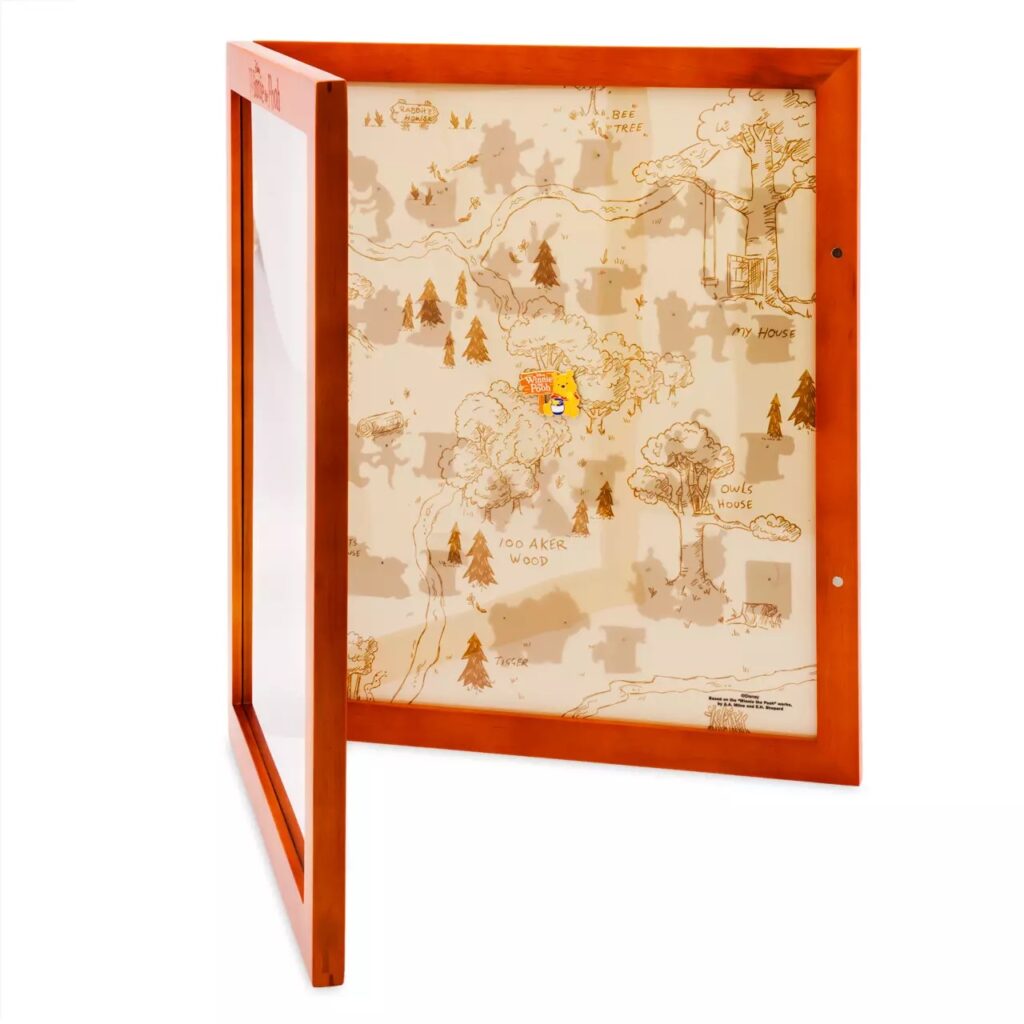 Winnie the Pooh Pin Display Frame and Pin – Hundred Acre Wood Series – Limited Release - Inside