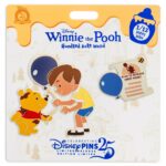 Winnie the Pooh and Christopher Robin Pin Set – Hundred Acre Wood Series – January