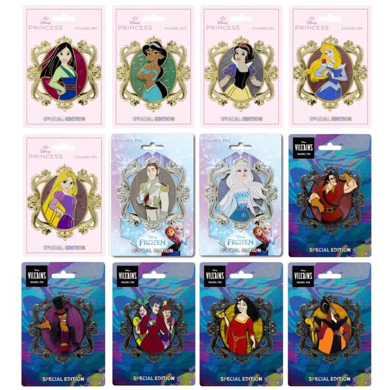 Disney Cameo Series Full Set Wave 2 Pin on Pin Special Edition 400