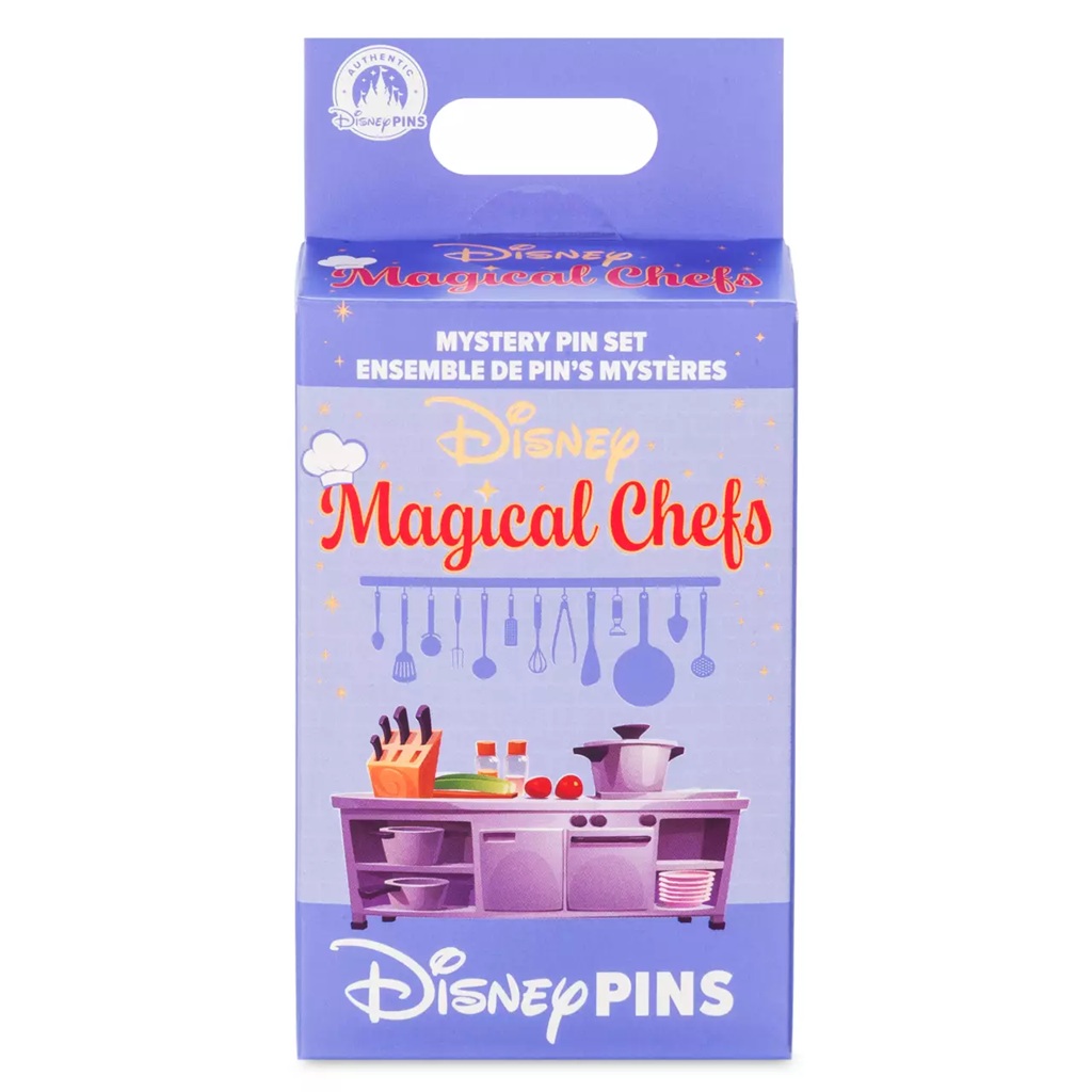 Disney Magical Chefs Mystery Pin Blind Pack – 2-Pc. Mystery Box