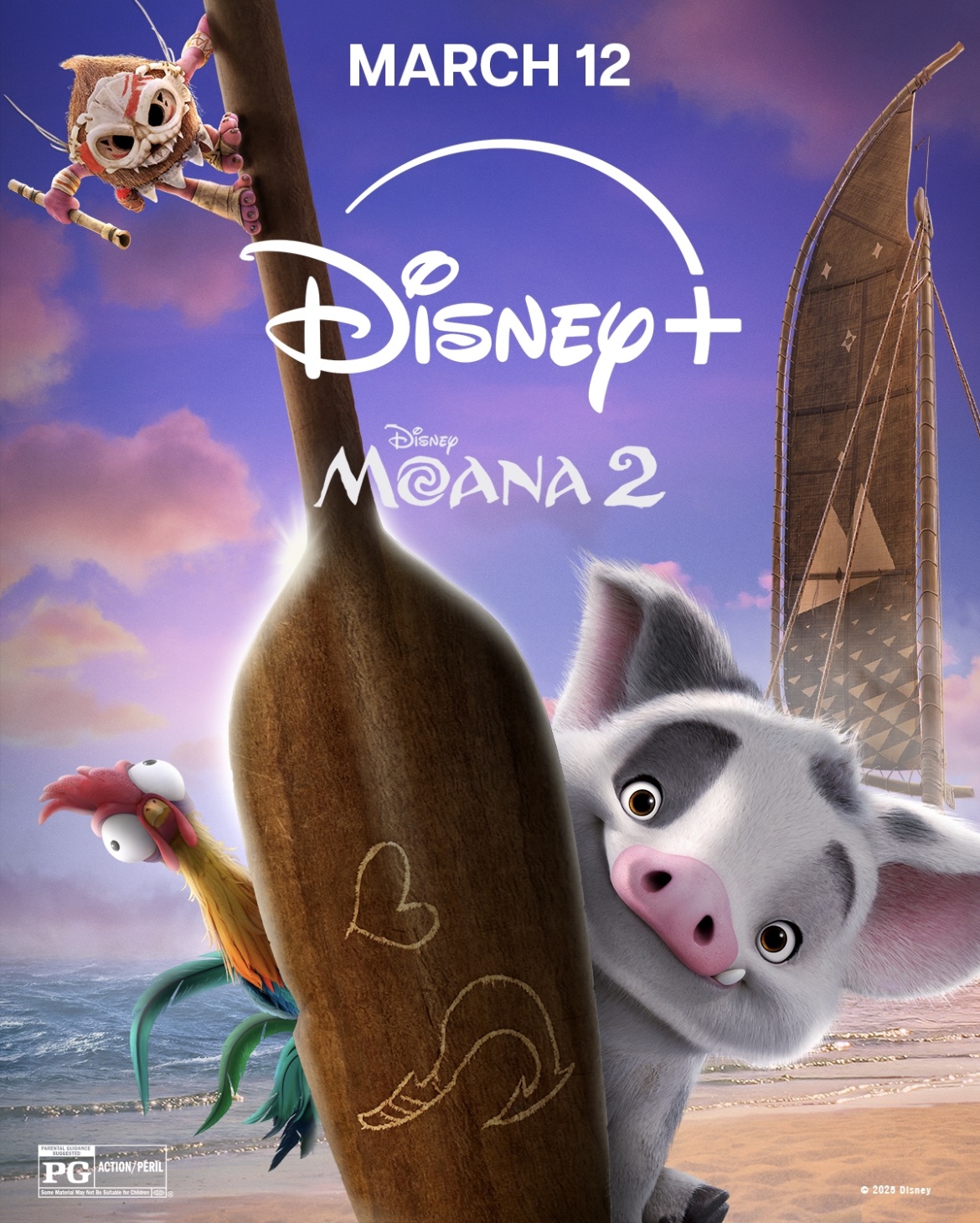 Disney Moana 2 Coming to Disney+ March 12