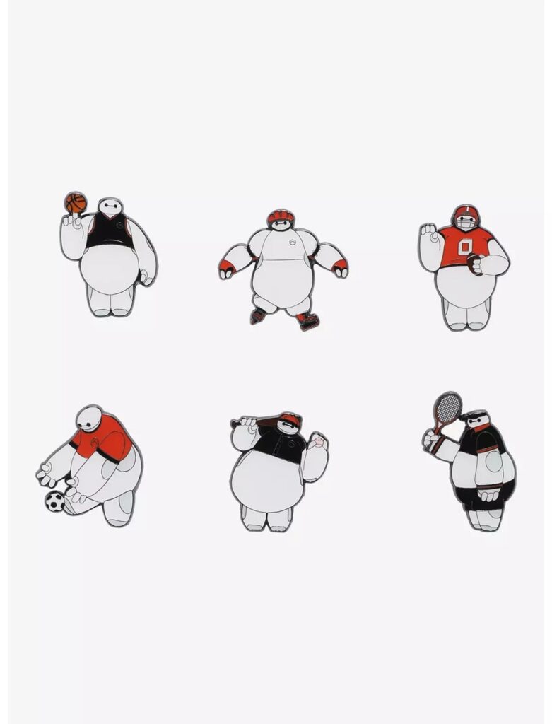 Loungefly Disney Big Hero 6 Baymax Sports Blind Box Enamel Pin