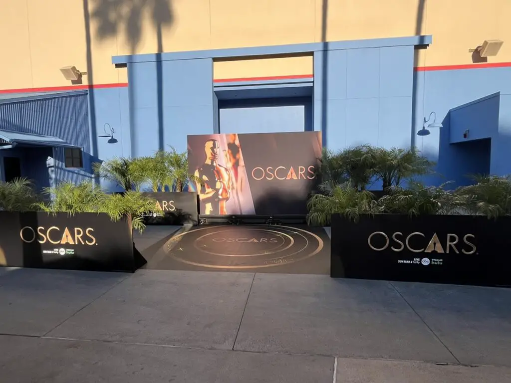 Oscars Photo Opportunity at Disney California Adventure Park Hollywood Backlot