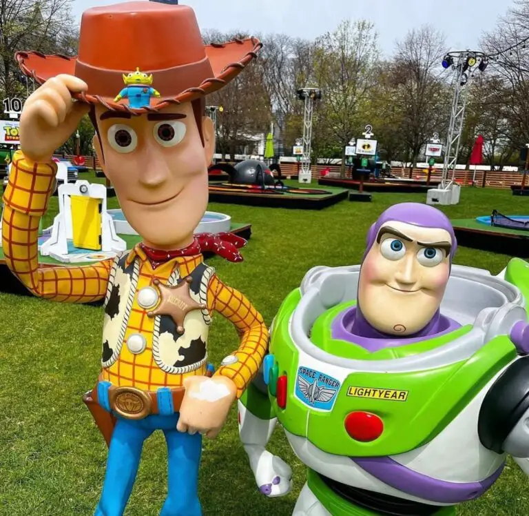 Pixar Putt at Pixar Place Hotel at Disneyland Resort - Buzz and Woody