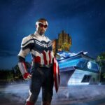 Sam Wilson is Captain America in Avengers Campus