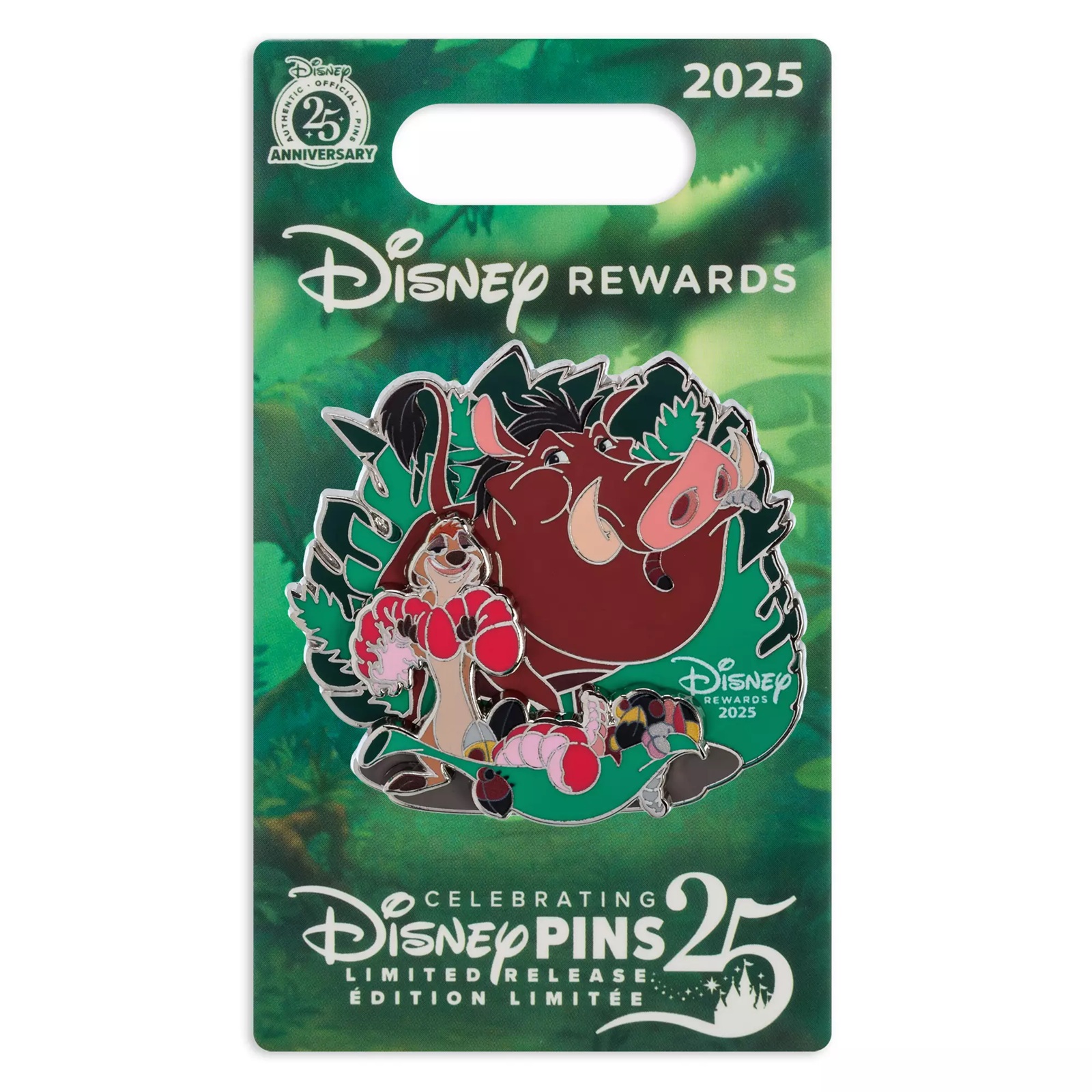 Timon and Pumbaa Pin – The Lion King – Disney® Visa® Cardmember Exclusive 2025 – Limited Release