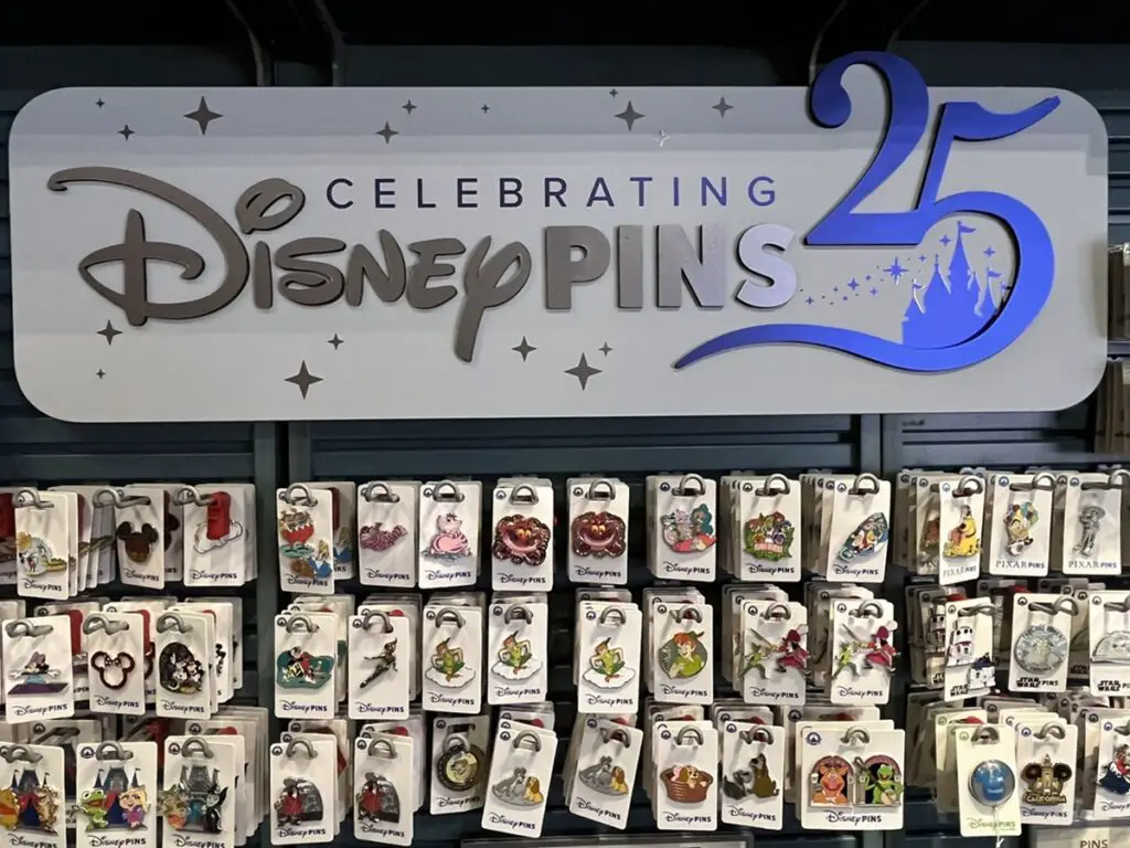 Celebrating 25 Years of Disney Pins Signs