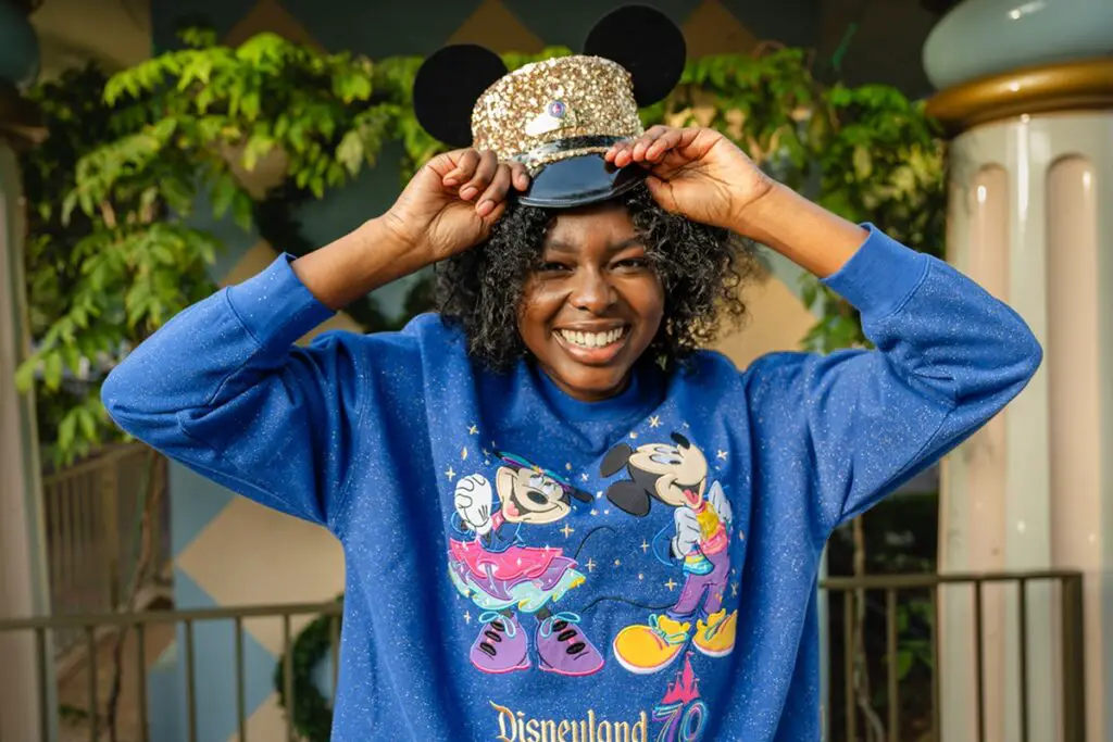 Disneyland 70th Anniversary Merchandise Preview - Sweatshirt & Hat