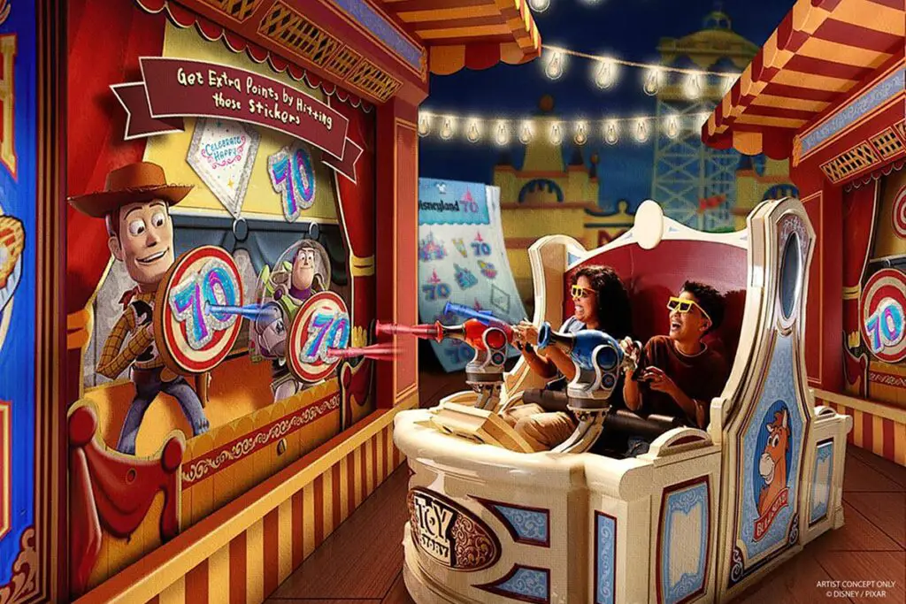 Disneyland 70th Anniversary Toy Story Mania New Magic