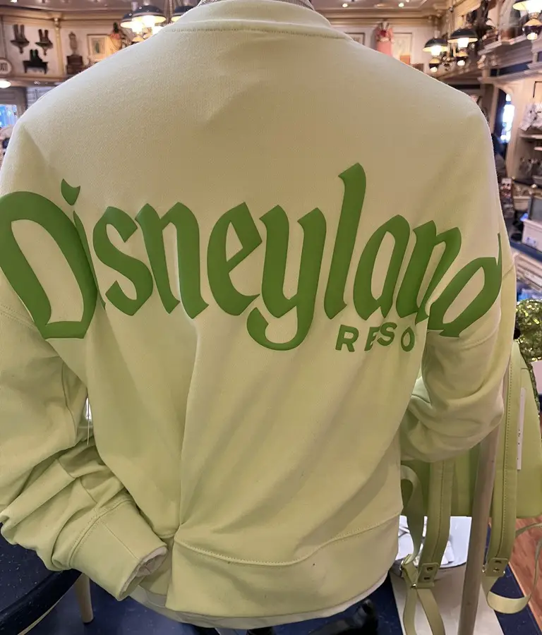 Disneyland Tinker Bell Green Sweatshirt - Back