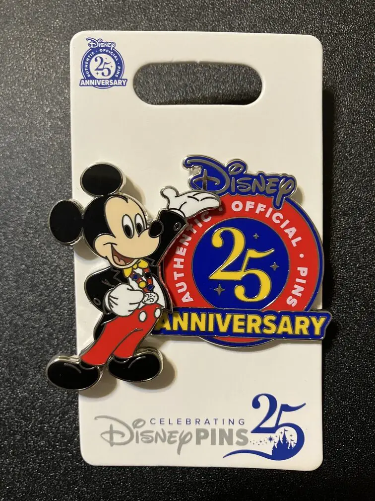 Mickey Mouse 25th Anniversary of Disney Pins