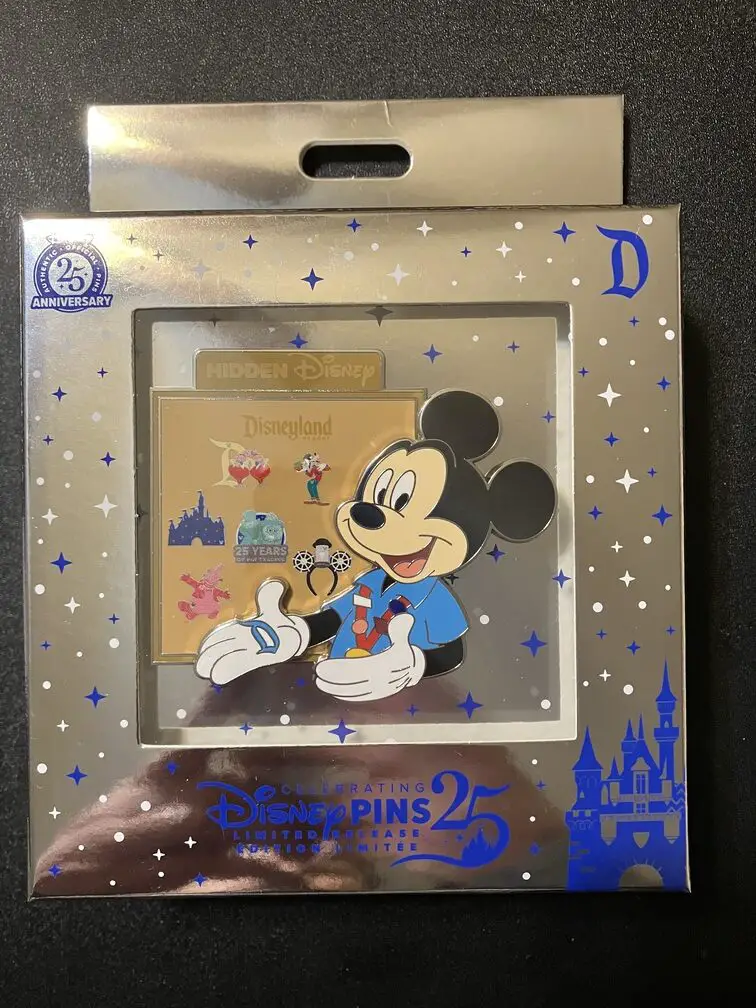 Mickey Mouse LE Jumbo Pin - Celebrating 25 Years of Disney Pins