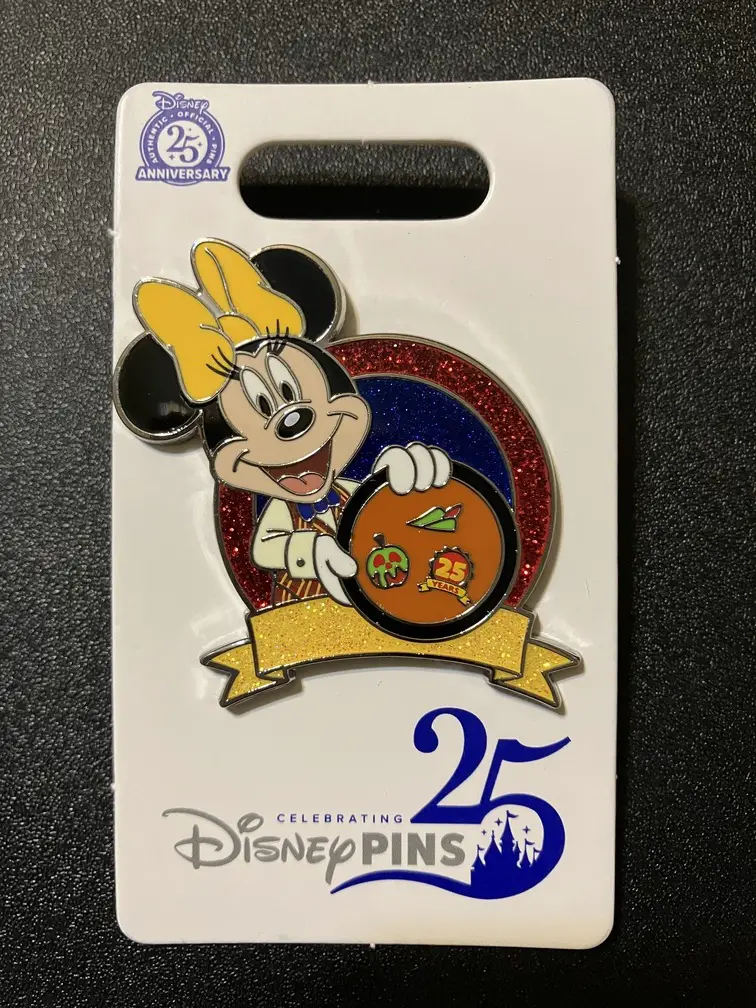 Minnie Mouse Pin - Celebrating 25 Years of Disney Pins