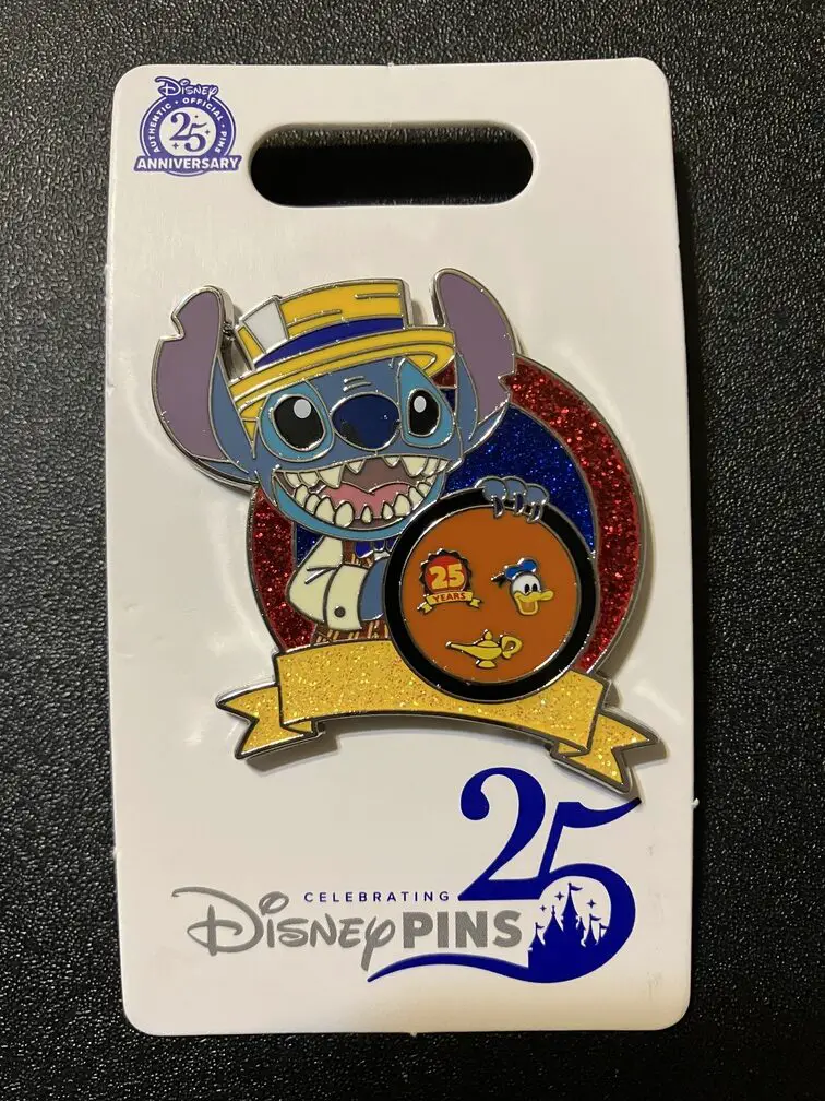 Stitch Pin - Celebrating 25 Years of Disney Pins