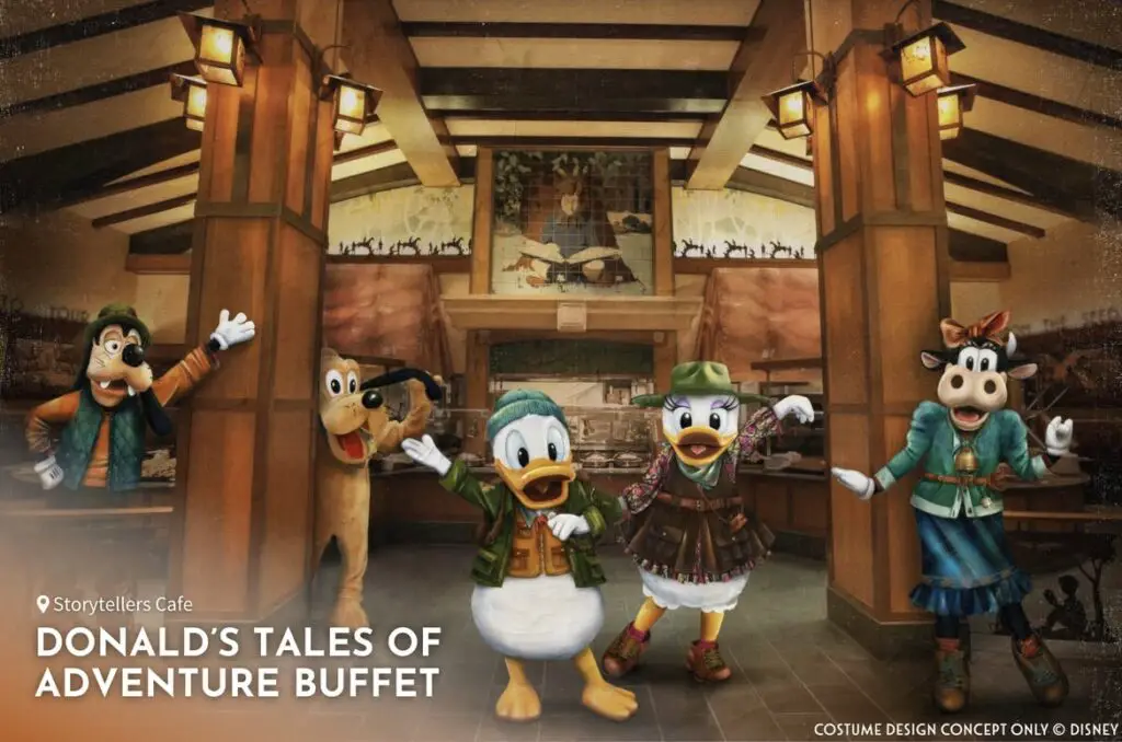 Storytellers Cafe Donald's Tales of Adventure Buffet