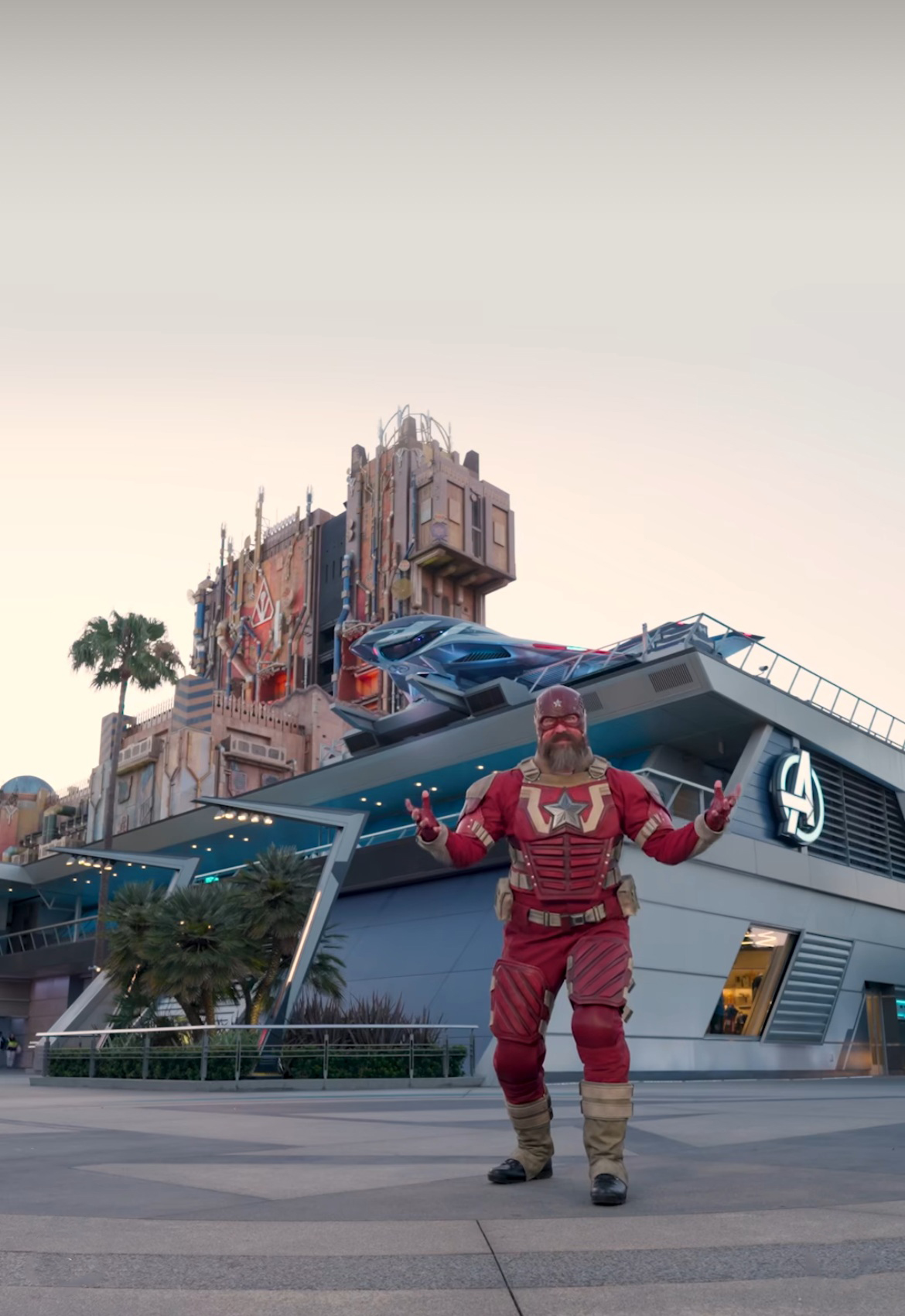 Thunderbolts Red Guardian in Avengers Campus