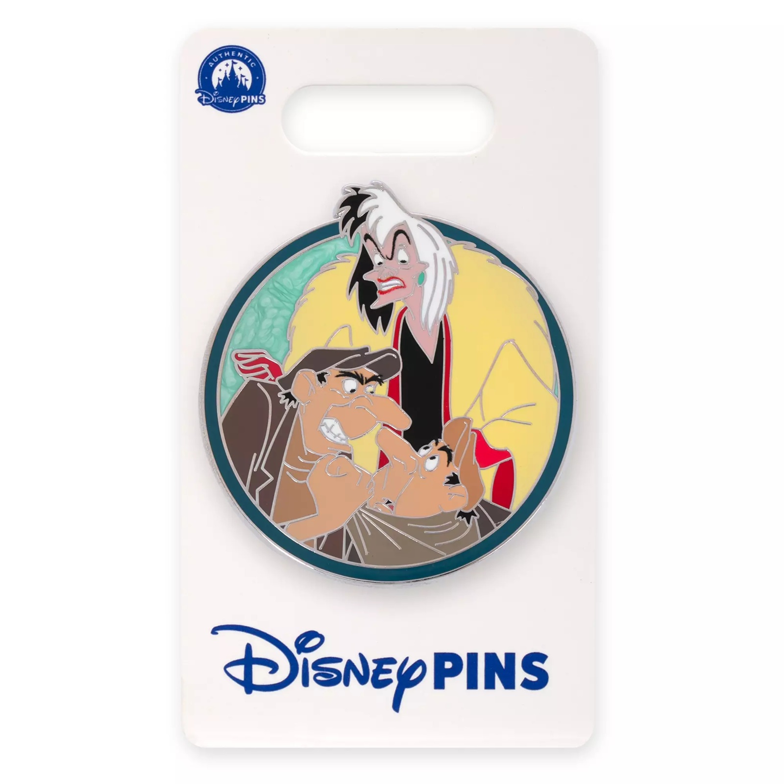 Cruella De Vil and Baduns Pin – 101 Dalmatians – Disney Villains