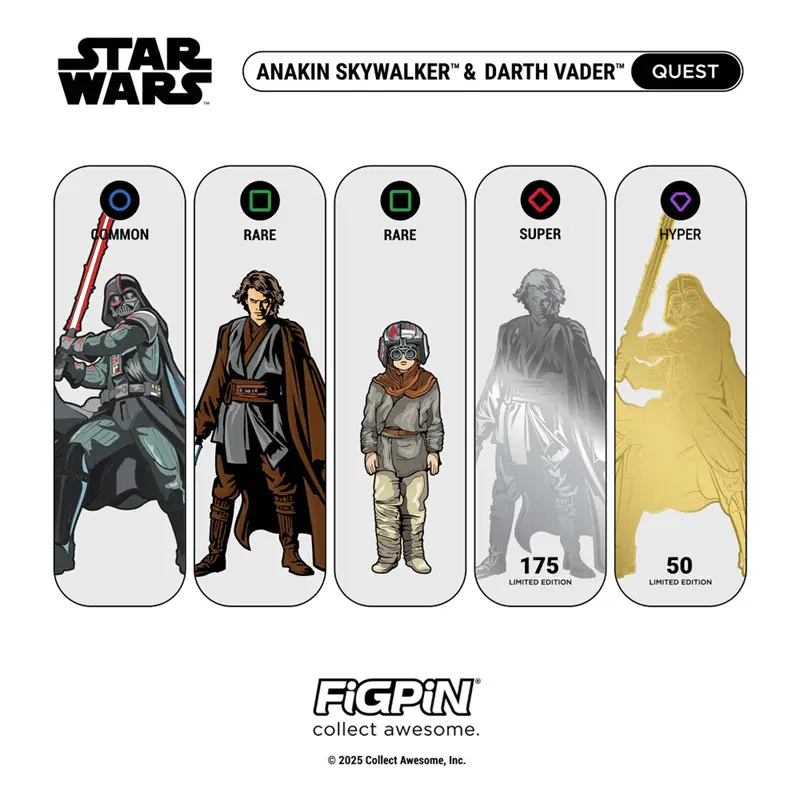 Darth Vader Quest Mystery Pin - 3