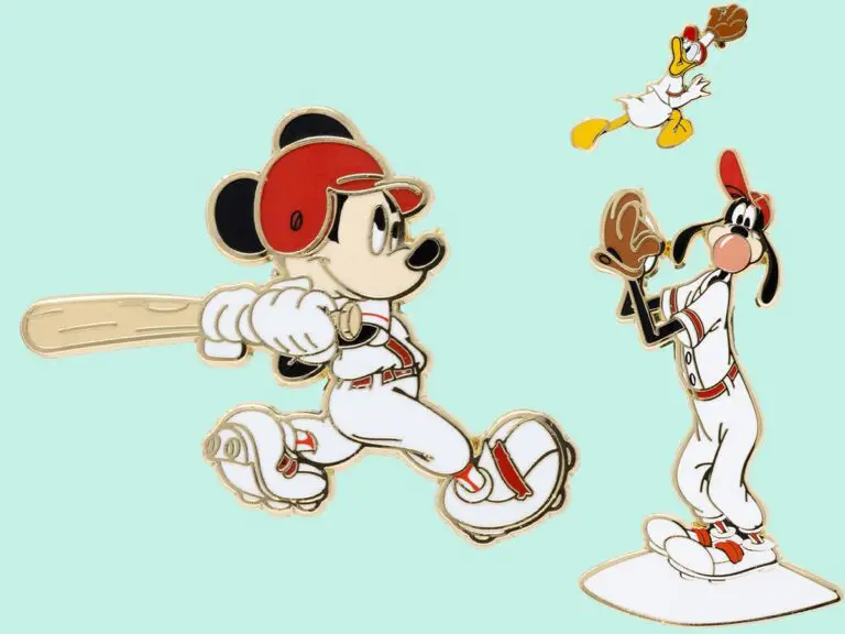 Disney Baseball Pins at Pink a la Mode