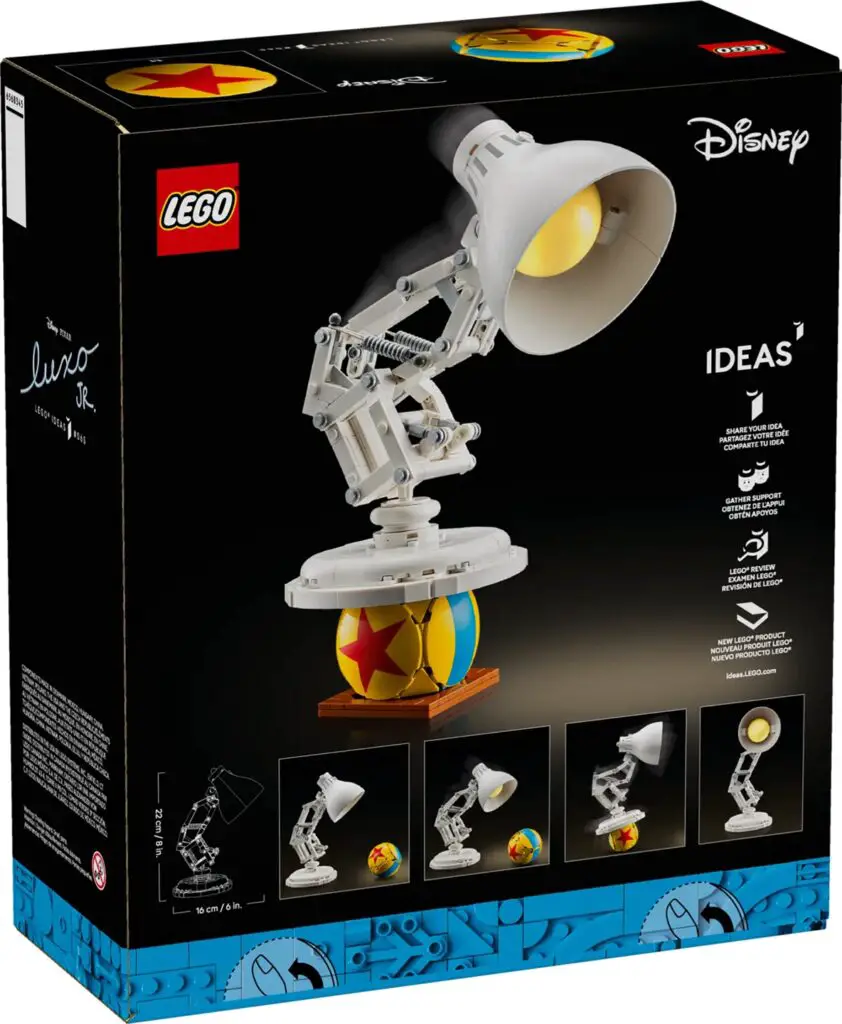 LEGO Ideas Disney Pixar Luxo Jr. - 21357 - Box