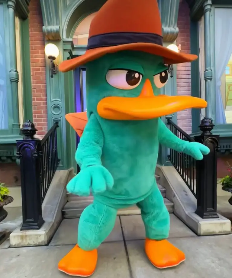 Phineas and Ferb Perry the Platypus at Disney California Adventure Park