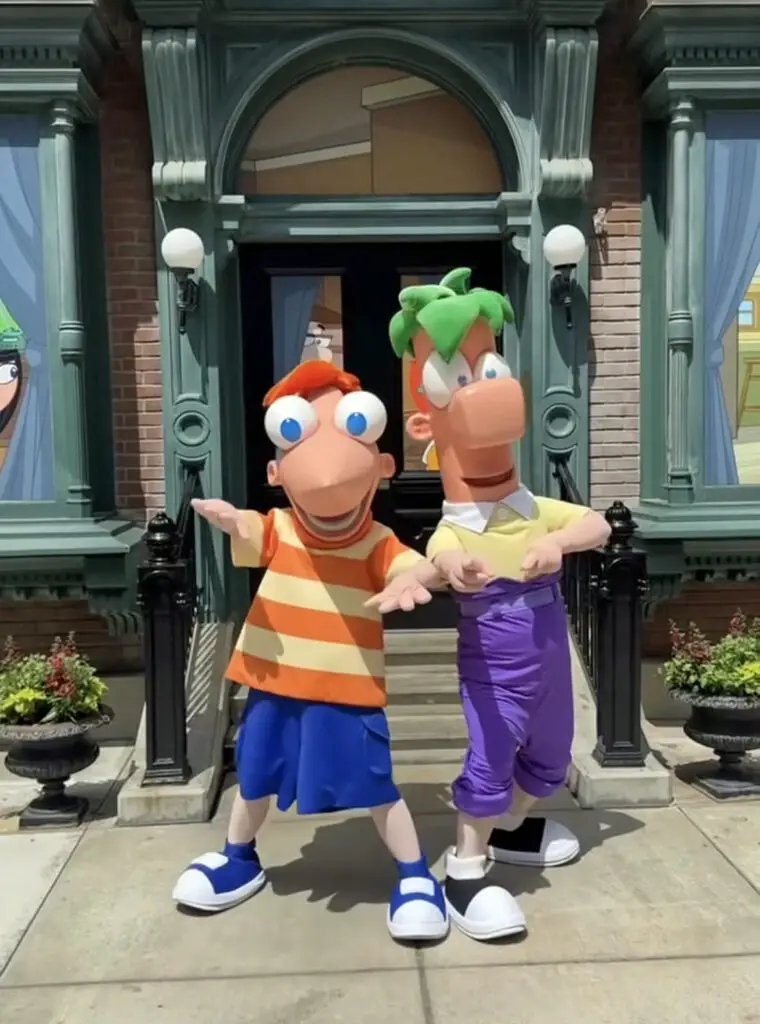 Phineas and Ferb at Disney California Adventure Park