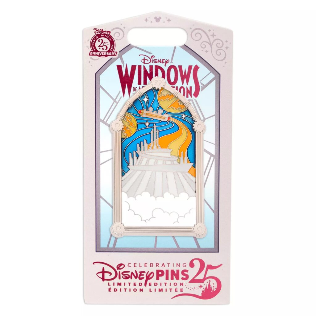Space Mountain Pin – Disney Windows of Attraction – Limited Edition