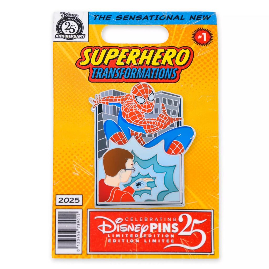 Spider-Man Pin – Super Hero Transformations – Limited Edition