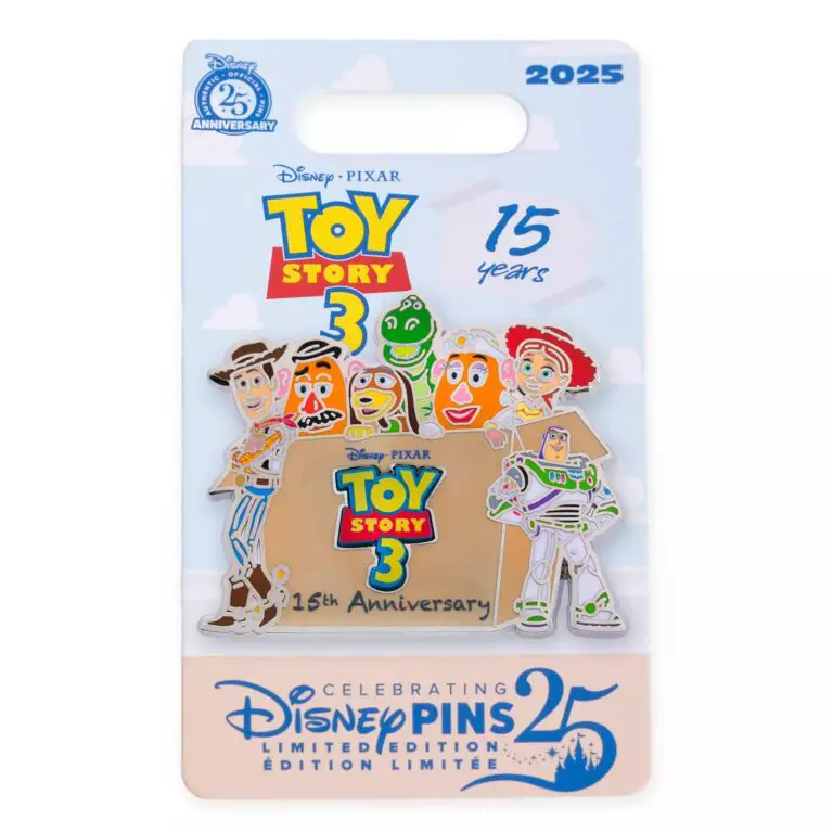 Toy Story 3 15th Anniversary Pin – Limited Edition