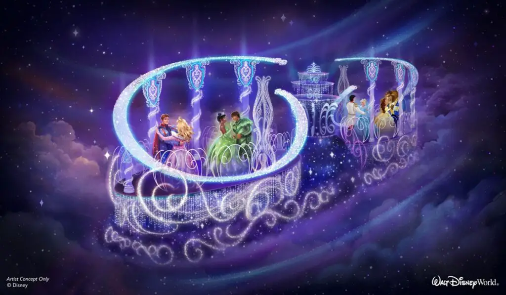 Walt Disney World Magic Kingdom Disney Starlight Princess Float