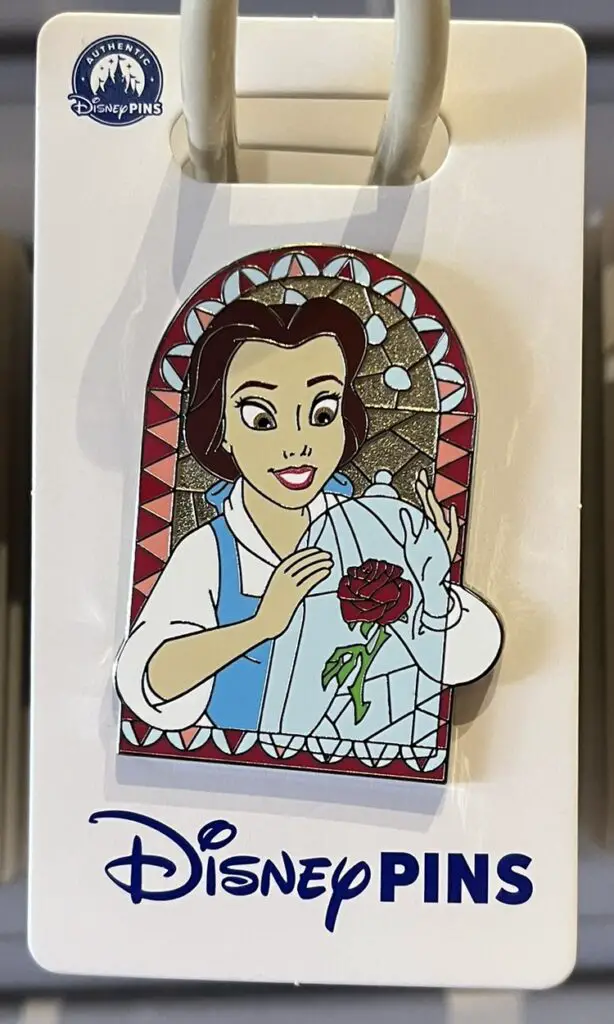 Beauty and the Beast Belle with Rose Pin