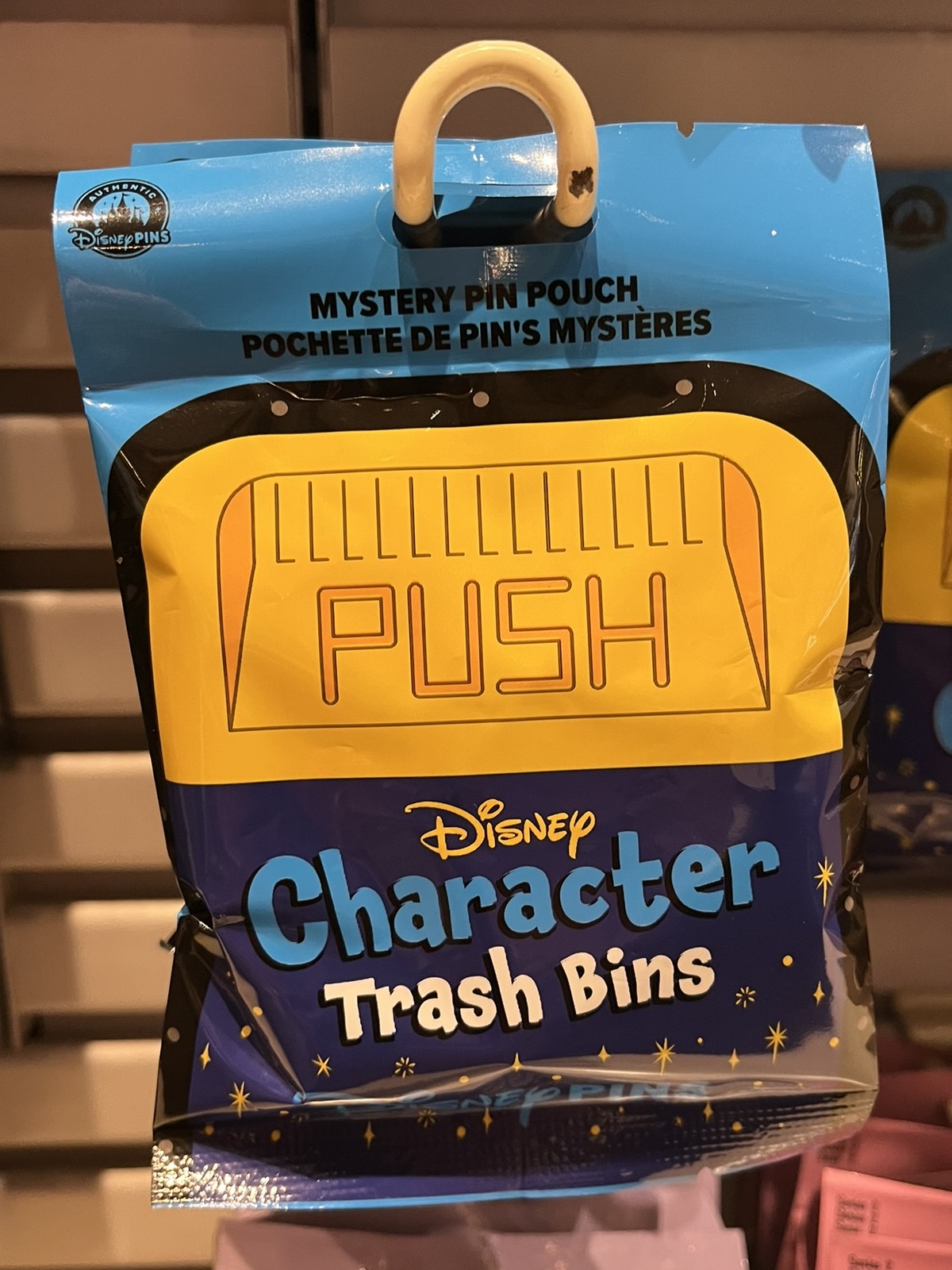 Disney Character Trash Bins Mystery Pin Pouch