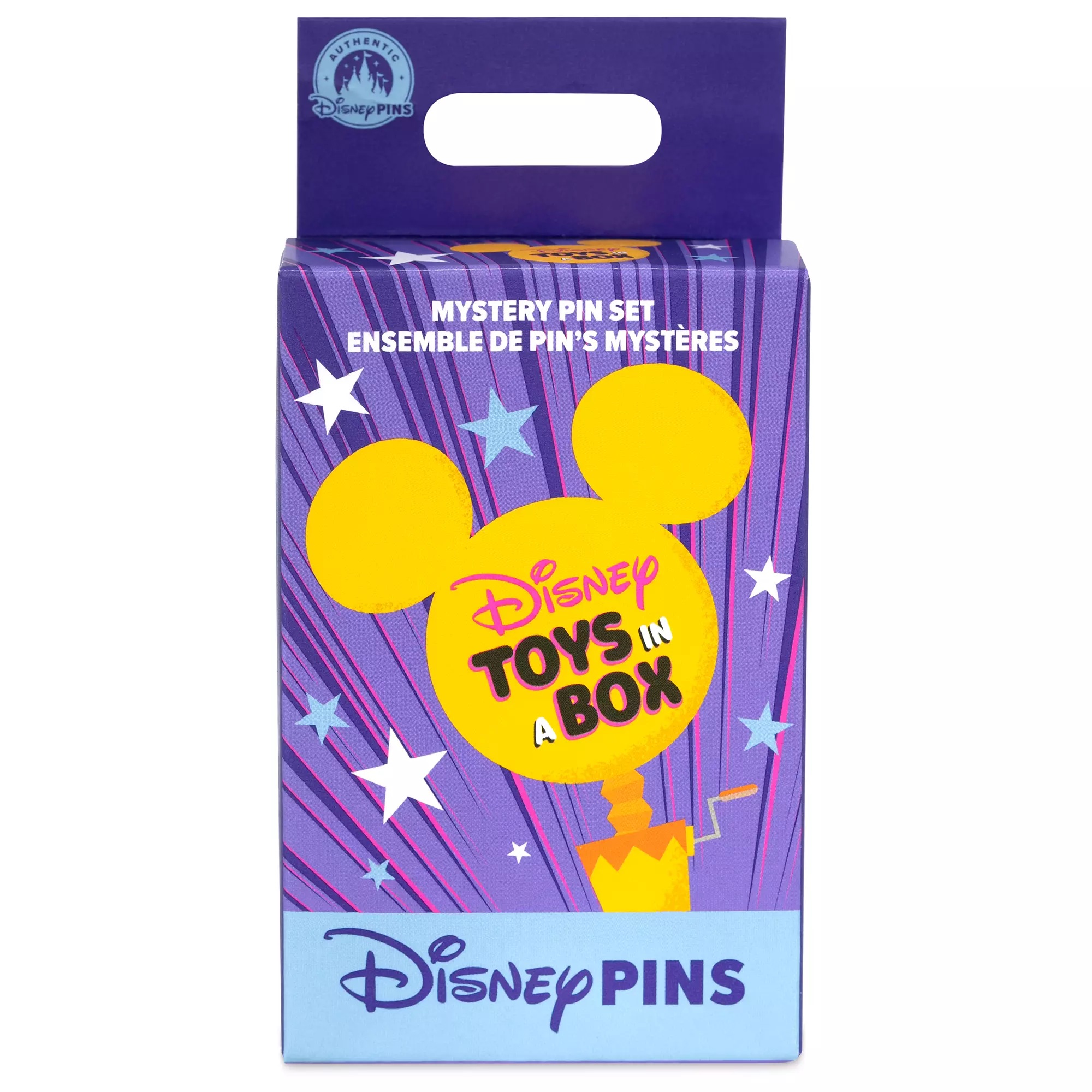 Disney Toys in a Box Mystery Pin Blind Pack –2-Pc Mystery Box