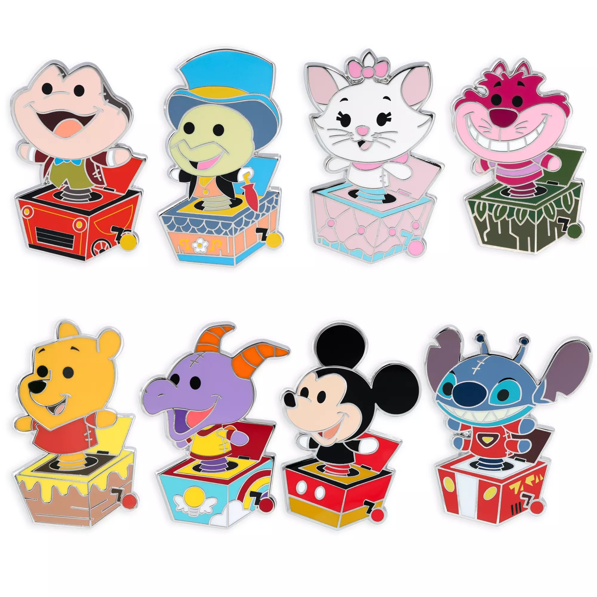 Disney Toys in a Box Mystery Pin Blind Pack –2-Pc Pin Set