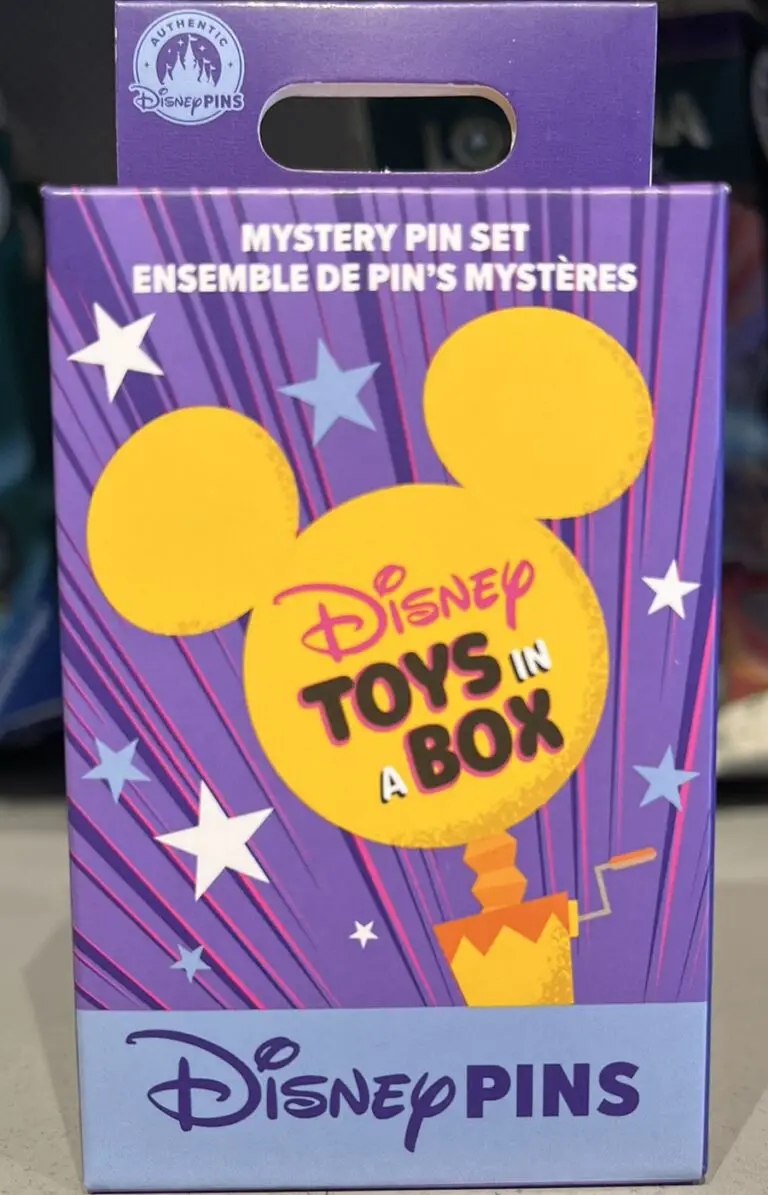 Disney Toys in a Box Mystery Pin Set