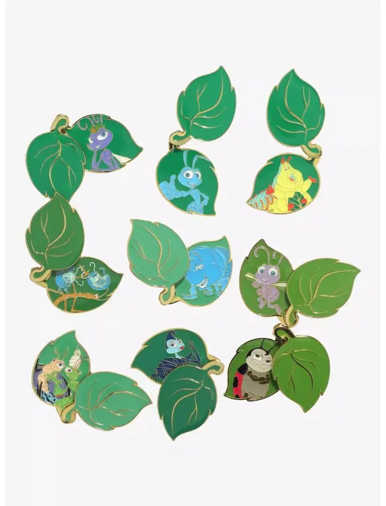 Loungefly Disney Pixar A Bug's Life Character Leaf Sliding Blind Box Enamel Pin - BoxLunch Exclusive