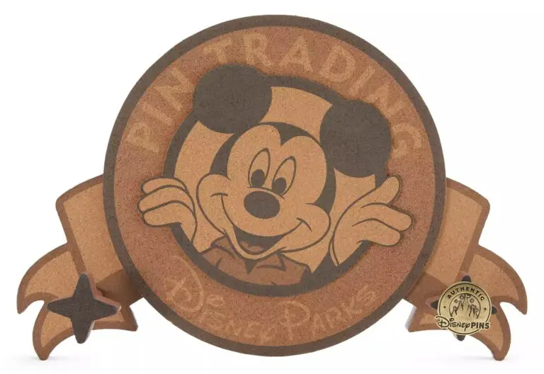 Mickey Mouse Disney Pin Trading 25th Anniversary Pin Board with Limited Release Pin