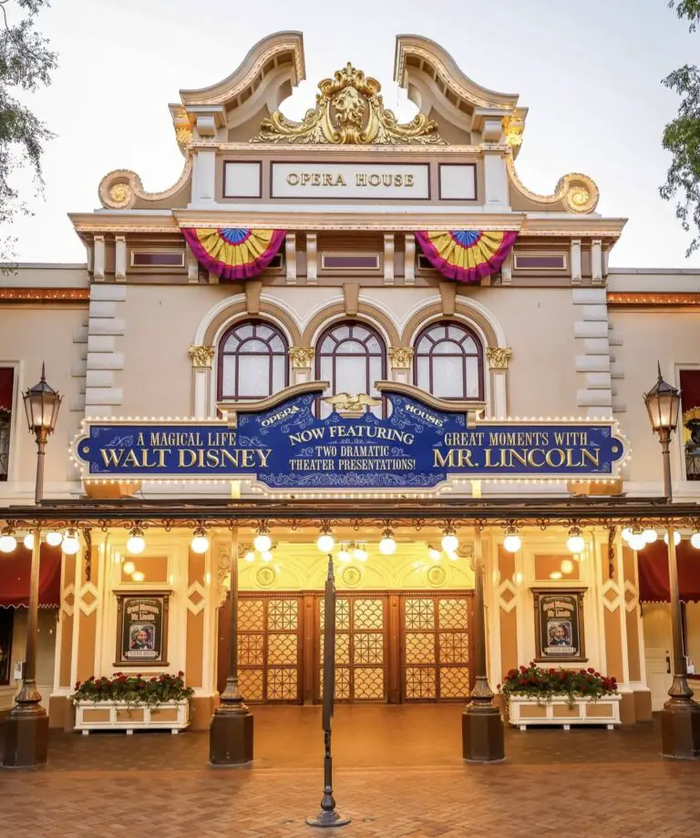 New Marquee at Disneyland Opera House