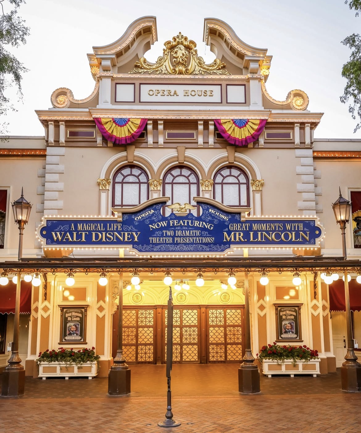 New Marquee at Disneyland Opera House