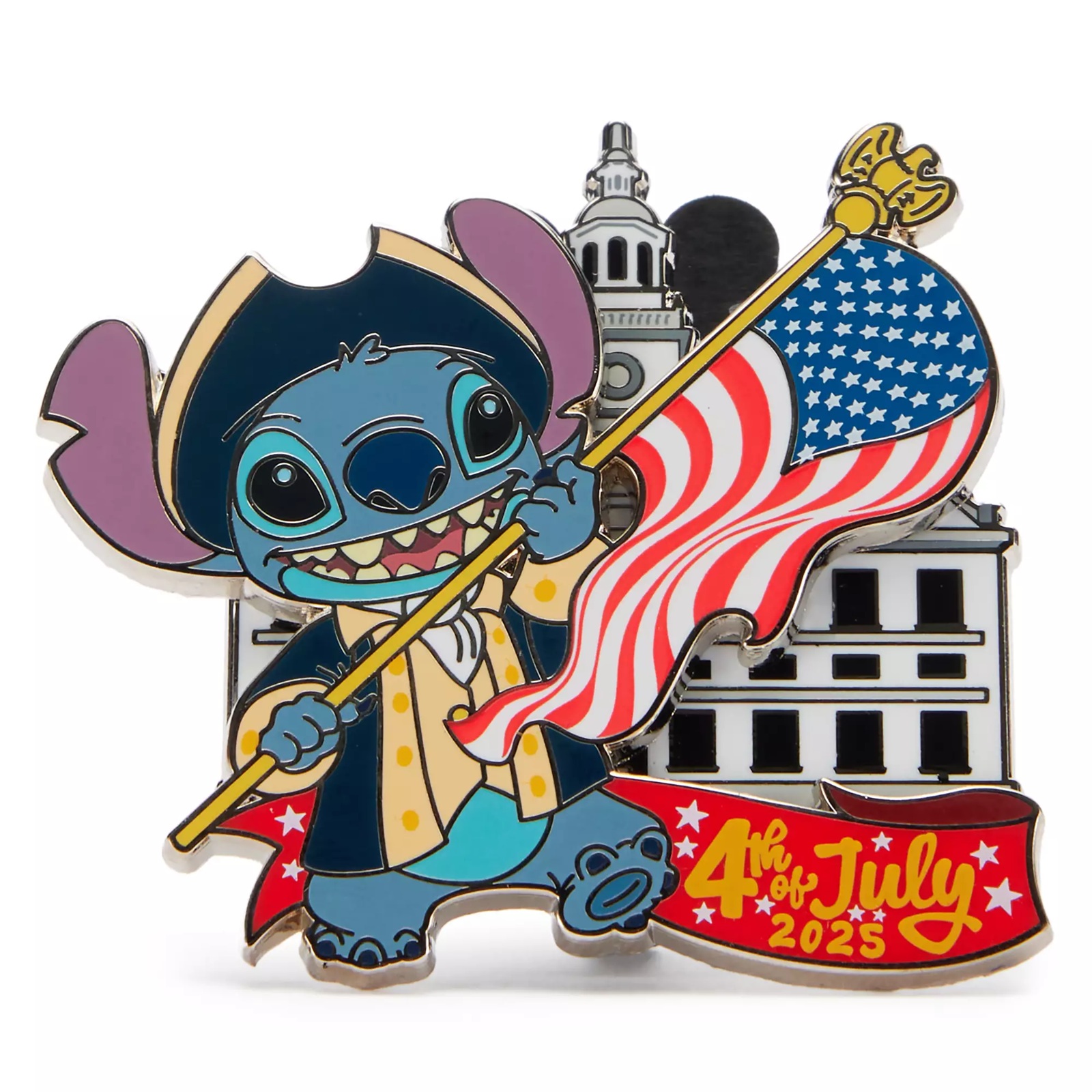 Stitch 4th of July 2025 Pin – Lilo & Stitch – Limited Release Pin
