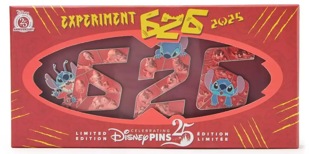 Stitch Experiment 626 Pin Set – 626 Day 2025 – Limited Edition - Box Set