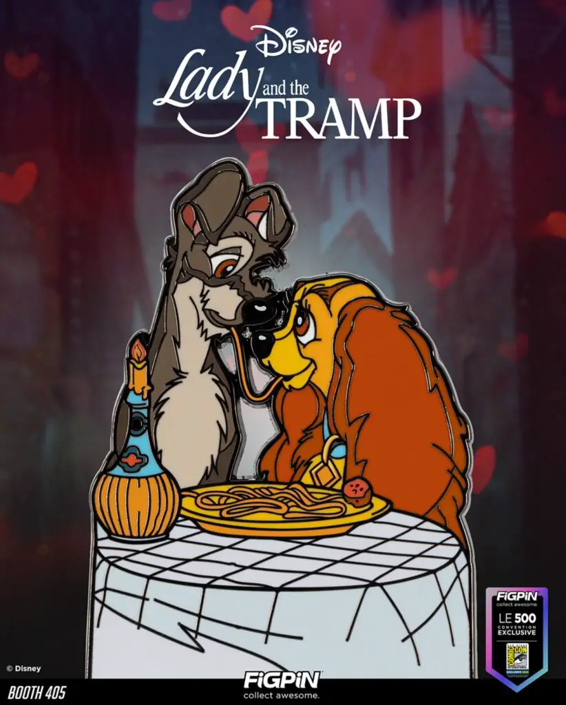 Disney Lady and the Tramp Figpin