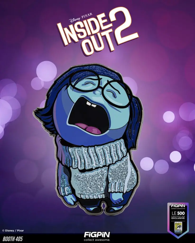 Disney Pixar Inside Out 2 Sadness Figpin