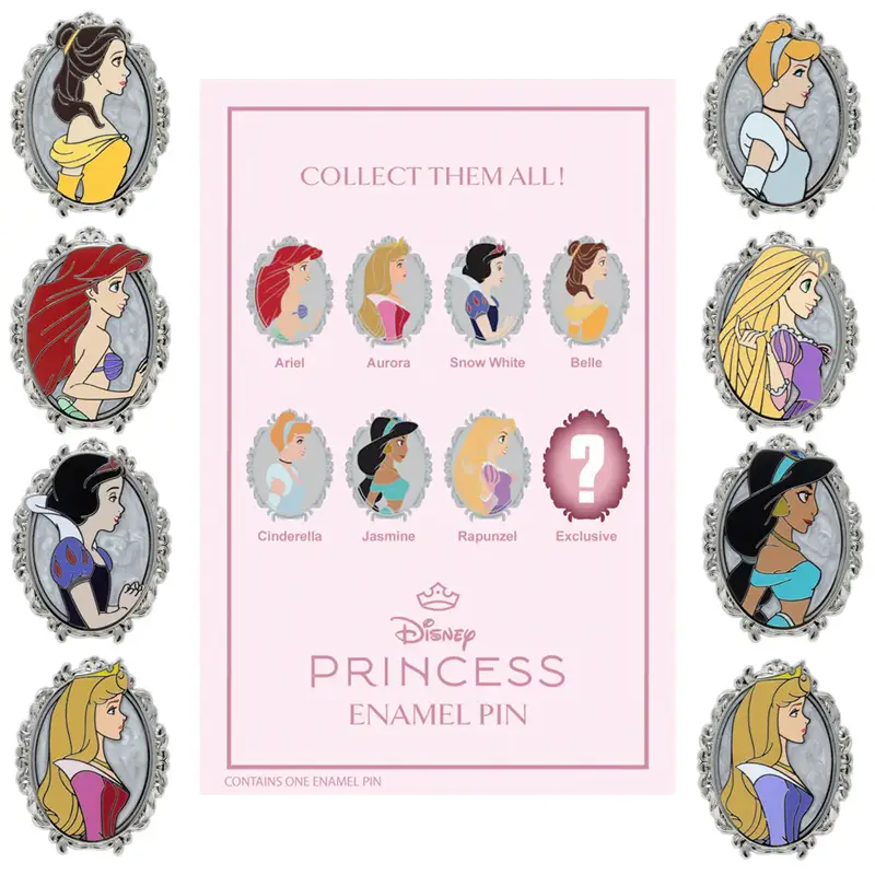 Disney Princess Cameos Mystery Pins - Limited Edition Pins