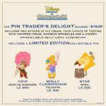 Disney Studio Store Hollywood Pin Trader's Delight July 2025 Sundae Pins