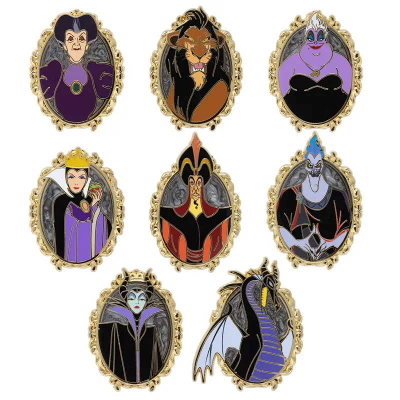 Disney Villain Cameos Mystery Pins